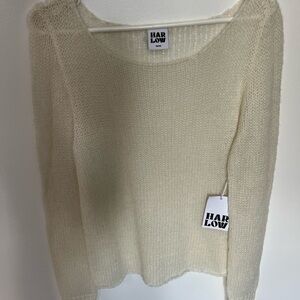 HARLOW Women's Cream Light Sweater